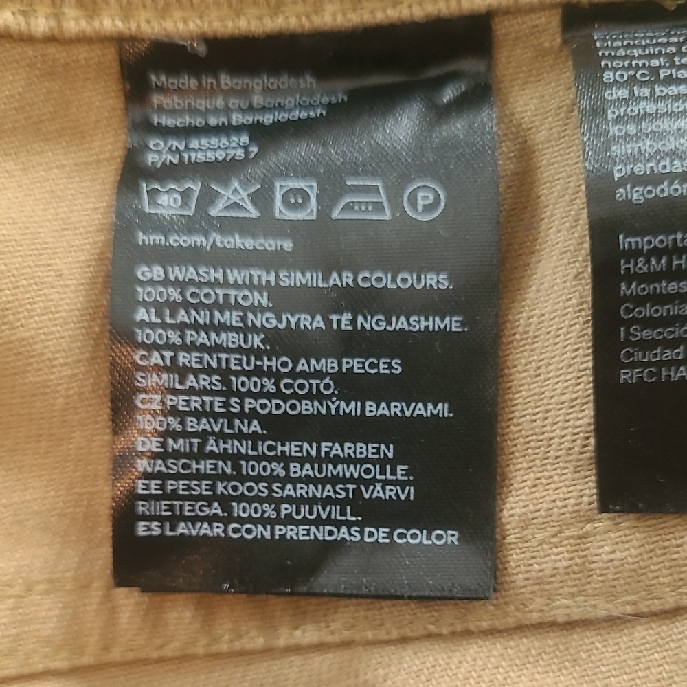 H&M Divided Tan Utility Pants - Picture 3 of 3